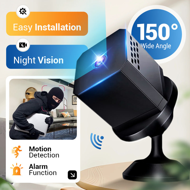 📹 43% OFF! 🌙 Mini Smart HD Security Camera – Night Vision, HD Video & Motion Detection 🏠