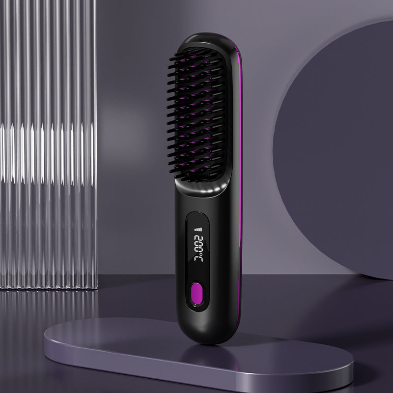 ⚡🪮The First Smart Styling Brush for Short Hair – Precise, Safe & Effortless