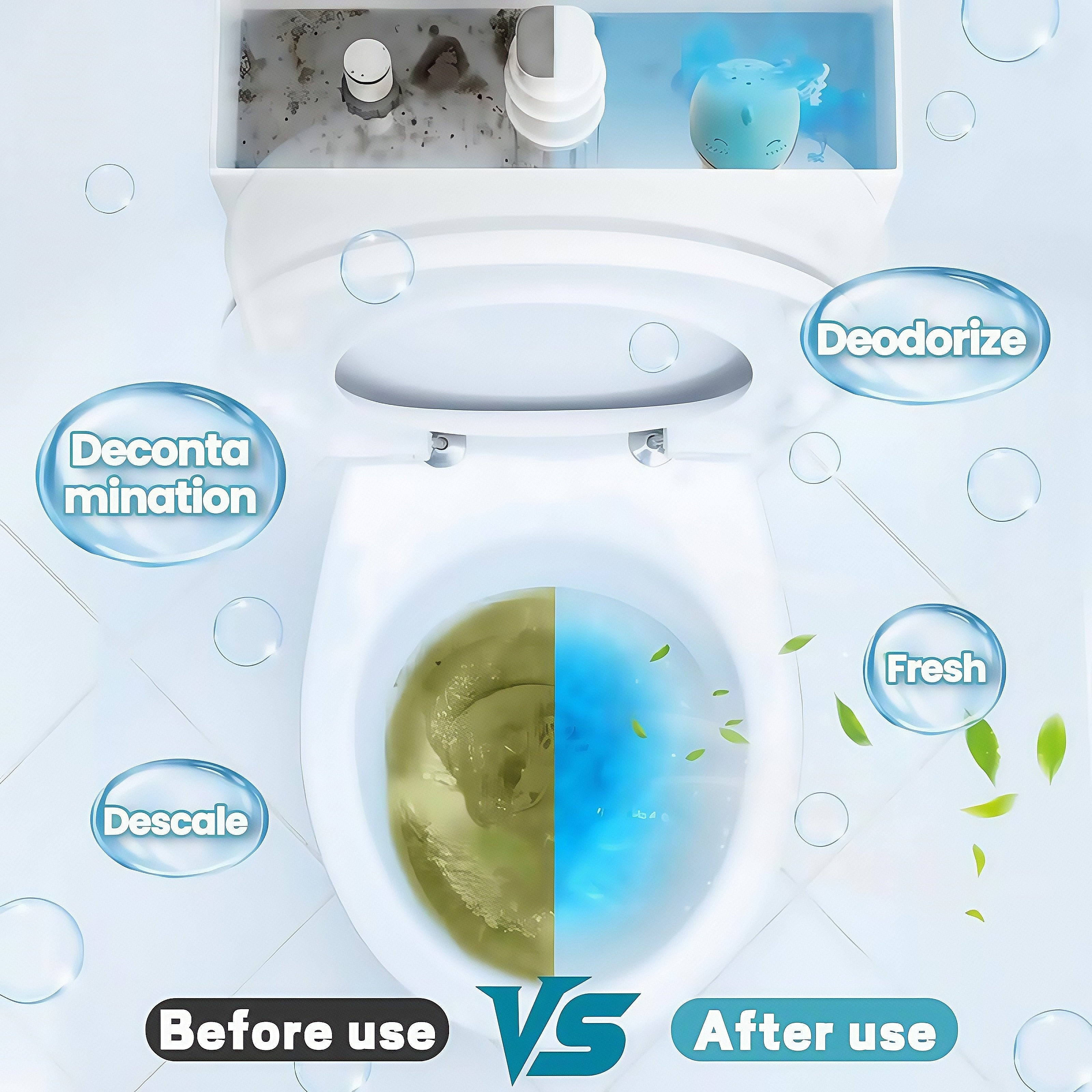 🏆Flash Sale⚡ 50K+ SOLD! Almost Gone-💥🔥🔥Toilet Cleaner & Toilet Deodorizer Wonder,Best Gifts