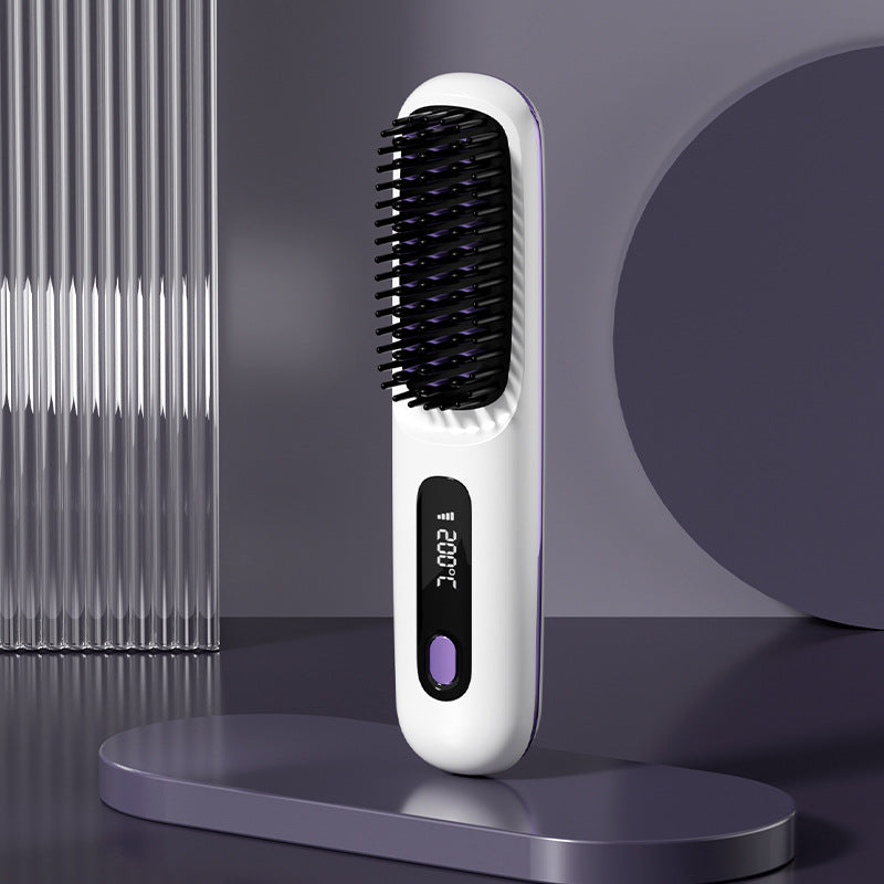 ⚡🪮The First Smart Styling Brush for Short Hair – Precise, Safe & Effortless