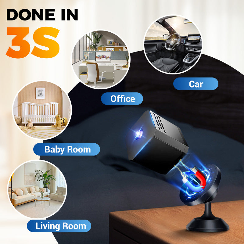 📹 43% OFF! 🌙 Mini Smart HD Security Camera – Night Vision, HD Video & Motion Detection 🏠