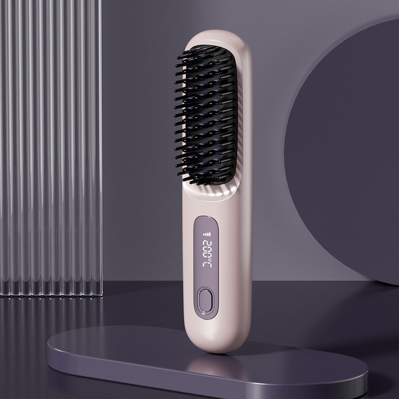 ⚡🪮The First Smart Styling Brush for Short Hair – Precise, Safe & Effortless