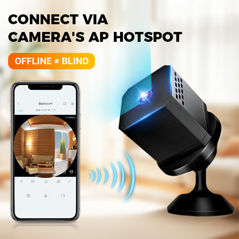 📹 43% OFF! 🌙 Mini Smart HD Security Camera – Night Vision, HD Video & Motion Detection 🏠