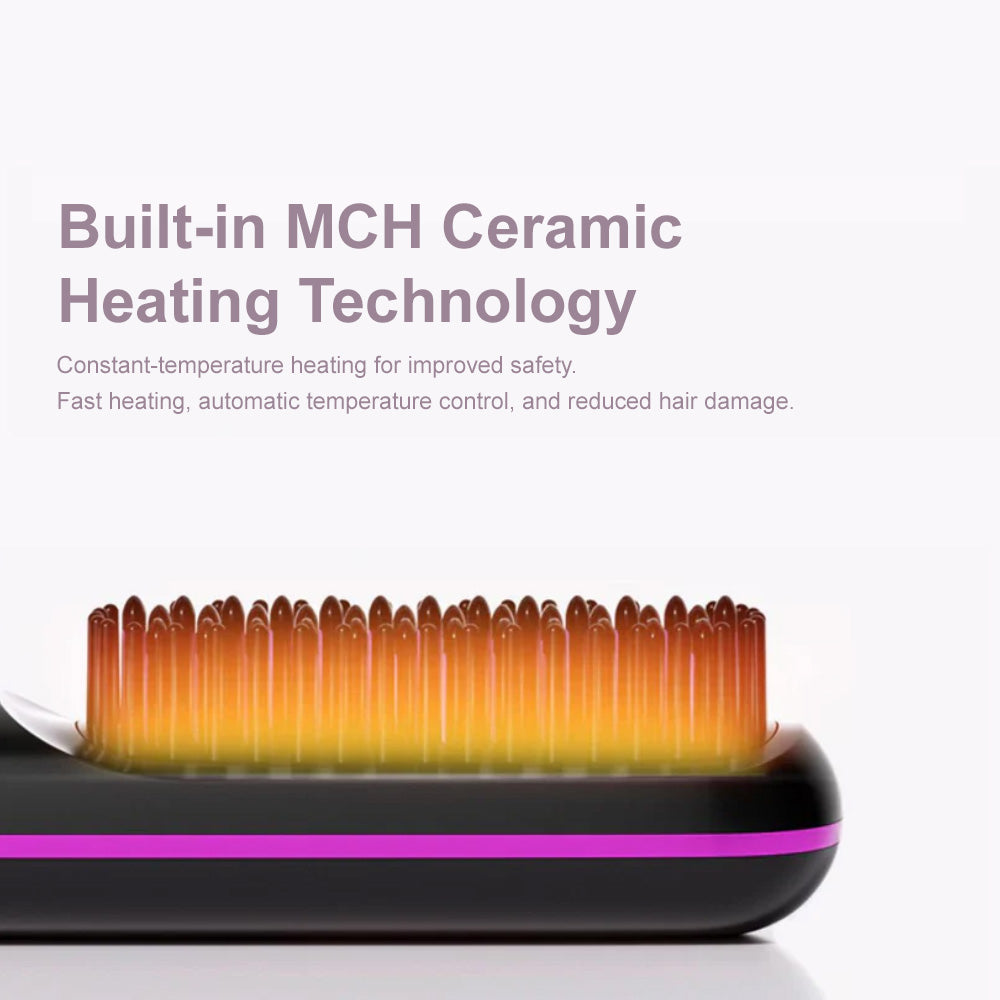 ⚡🪮The First Smart Styling Brush for Short Hair – Precise, Safe & Effortless