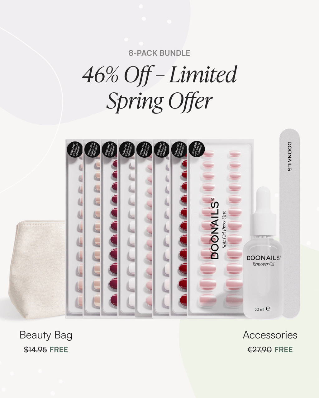 Spring Starter Set – Soft Gel Press Ons