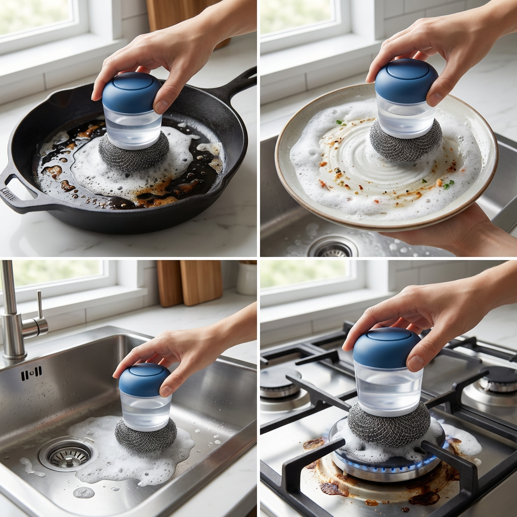 已改✨💧𝐾𝑖𝑡𝑐ℎ𝑒𝑛 𝑃𝑎𝑙𝑚 𝐵𝑟𝑢𝑠ℎ 𝑤𝑖𝑡ℎ 𝑅𝑒𝑓𝑖𝑙𝑙𝑎𝑏𝑙𝑒 𝑆𝑜𝑎𝑝 𝐷𝑖𝑠𝑝𝑒𝑛𝑠𝑒𝑟 – 𝑆𝑒𝑡 𝑜𝑓 2