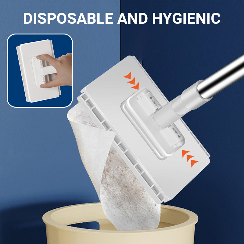 🔥Last Day Sales 70% OFF🔥Disposable Dust Mop with 4 Reusable Cloths