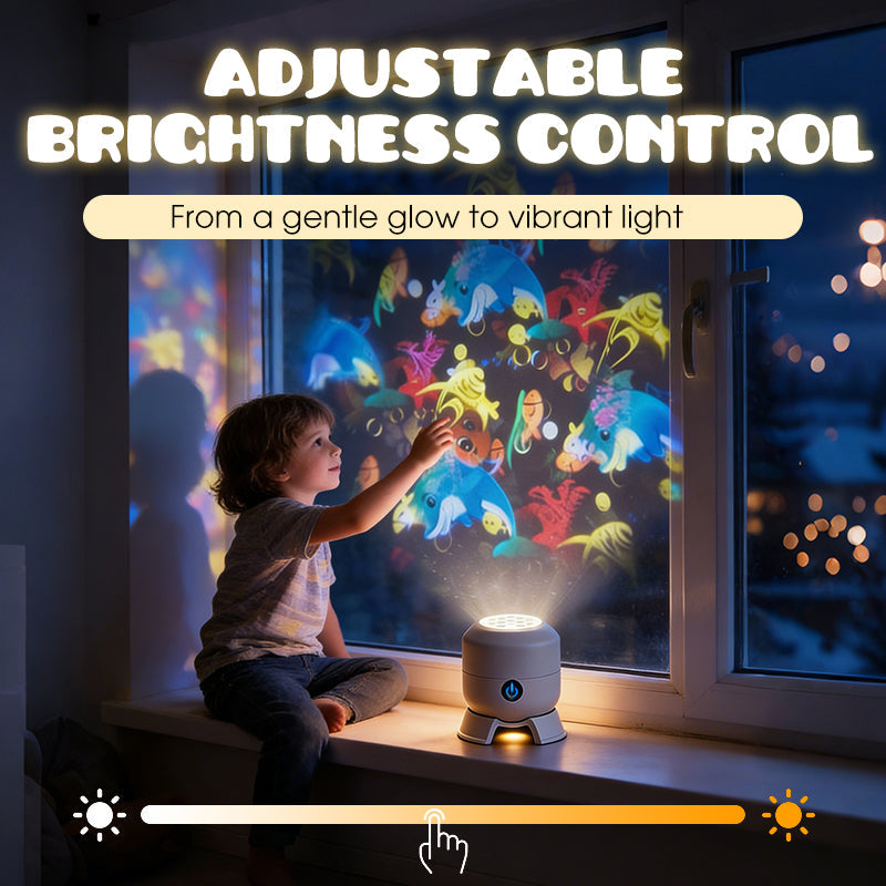 🥳Big Sale 2026🥳💞 58% OFF – Dynamic Rotating LED Ocean Projector Light ✨
