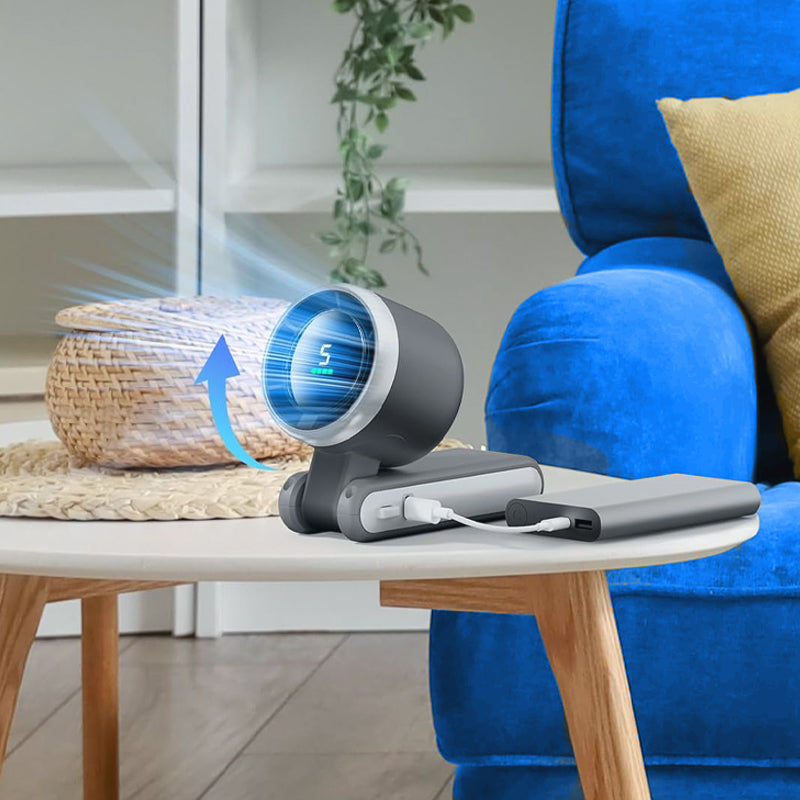 🌀 5-Speed Foldable Fan – Powerful Cooling Anytime, Anywhere 💨