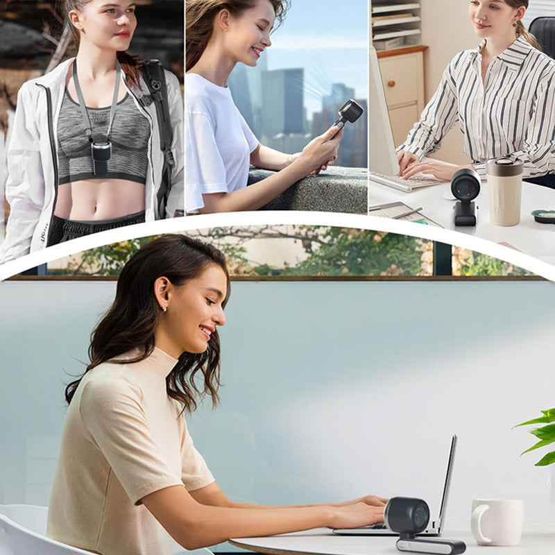 🌀 5-Speed Foldable Fan – Powerful Cooling Anytime, Anywhere 💨
