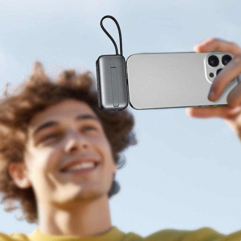 🔋 Orico 3-in-1 Power Bank – Integrated Cable & Foldable Wall Plug – Wireless Watch Charger for iPhone & Android ✈️
