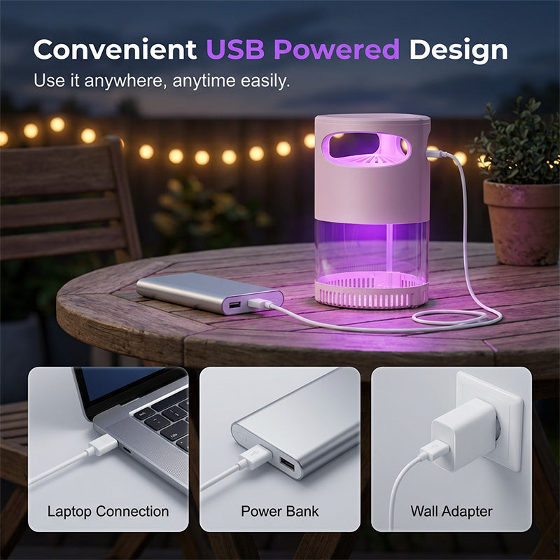 🌙 Lampada antizanzare UV – silenziosa, USB, senza sostanze chimiche. Oltre 50.000 vendute! 🔇